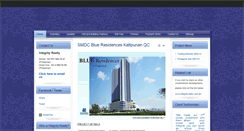 Desktop Screenshot of blueresidenceskatipunan.com